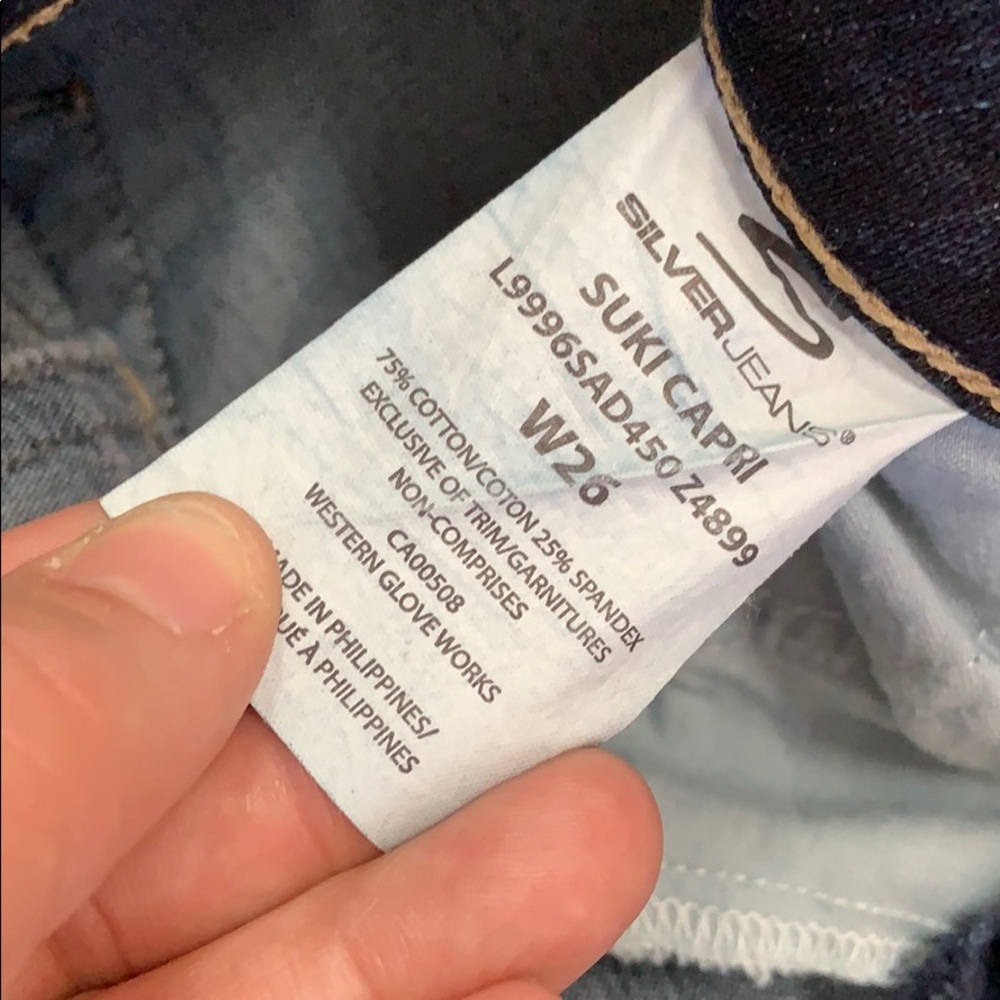 Silver Suki Capris - image 6